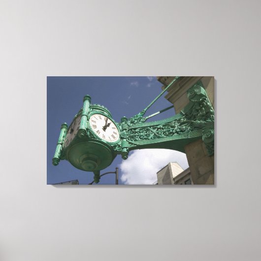 米国、イリノイ州、シカゴ:ループ:北州 キャンバスプリント (正面)