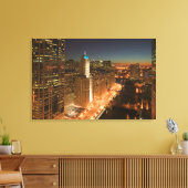 米国、イリノイ州、シカゴ：ループ：建物 キャンバスプリント (インサイチュ (リビング))