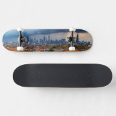 米国、イリノイ、シカゴの都市景観 スケートボード (横)
