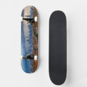 米国、イリノイ、シカゴの都市景観 スケートボード (正面)