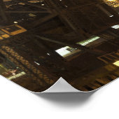 米国、イリノイ、シカゴ、シカゴ川 ポスター (角)