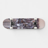 米国、イリノイ、シカゴ、湖の空中写真 スケートボード (横)