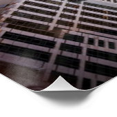 米国、イリノイ、シカゴ、湖の空中表示 ポスター (コーナー)