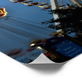 米国、イリノイ、シカゴ、都市景観、ライト ポスター (角)