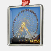 米国、イリノイ、シカゴ、都市景観、ライト メタルオーナメント (左)