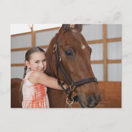 米国、イリノイ、メタモラ、笑顔のポートレート ポストカード (正面)