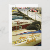 米国、インディアナ、インディアナポリス: インディアナポリスモーター3 ポストカード (正面/裏面)