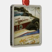 米国、インディアナ、インディアナポリス: インディアナポリスモーター3 メタルオーナメント (右)