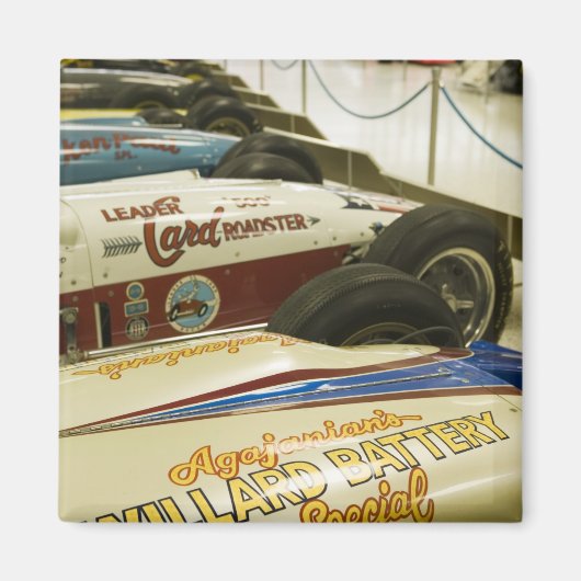 米国，インディアナ，インディアナポリス：インディアナポリス原発車3 マグネット (正面)