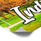 米国，インディアナ，インディアナポリス ポスター (角)