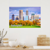 米国，インディアナ，インディアナポリス ポスター (キッチン)