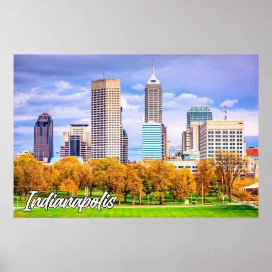 米国，インディアナ，インディアナポリス ポスター (正面)