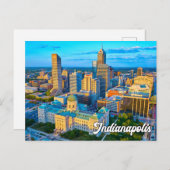 米国，インディアナ，インディアナポリス ポストカード (正面/裏面)