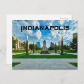 米国，インディアナ，インディアナポリス ポストカード (正面/裏面)