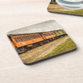 米国、インディアナ。 北のMudsonの鉄道博物館 コースター (左側)