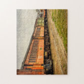 米国、インディアナ。 北のMudsonの鉄道博物館 ジグソーパズル (縦)