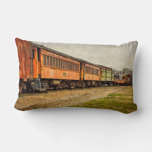 米国、インディアナ。 北のMudsonの鉄道博物館 ランバークッション (裏面)