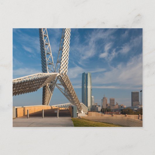 米国、オクラホマ、オクラホマシティー、スカイダンス ポストカード (正面)