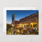 米国、オクラホマ、オクラホマシティー、ブリックタウン ポストカード (正面/裏面)