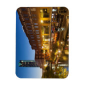 米国、オクラホマ、オクラホマシティー、ブリックタウン マグネット (縦)