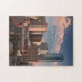 米国、オクラホマ、オクラホマシティー、高架都市 ジグソーパズル (横)