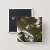 米国、オハイオ州、クリーブランド: 歴史的西部の予備 缶バッジ (正面&裏面)