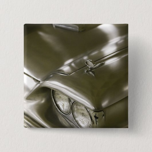 米国、オハイオ州、クリーブランド: 歴史的西部の予備 缶バッジ (正面)