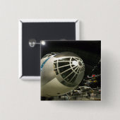 米国、オハイオ州、デイトン: 米国空軍博物館 缶バッジ (正面&裏面)