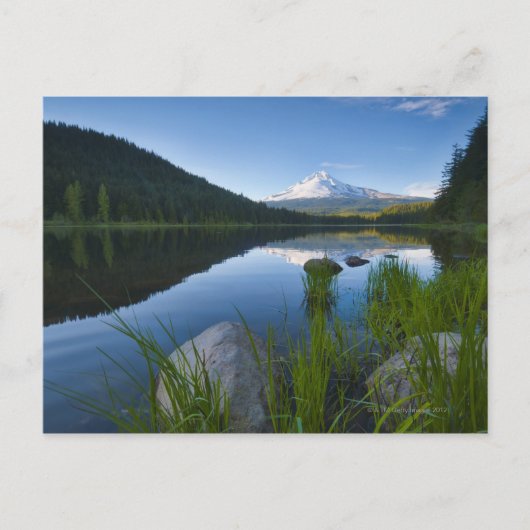 米国、オレゴン、クラカマス郡、トリリウムのビュー3 ポストカード (正面)