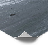 米国、オレゴン、海岸線 ポスター (角)