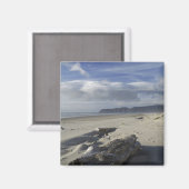 米国、オレゴン、砂丘と海、太平洋都市 マグネット (正面/裏面)