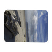 米国、オレゴン、砂丘と海、太平洋都市 マグネット (横)