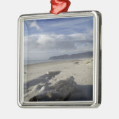 米国、オレゴン、砂丘と海、太平洋都市 メタルオーナメント (左)