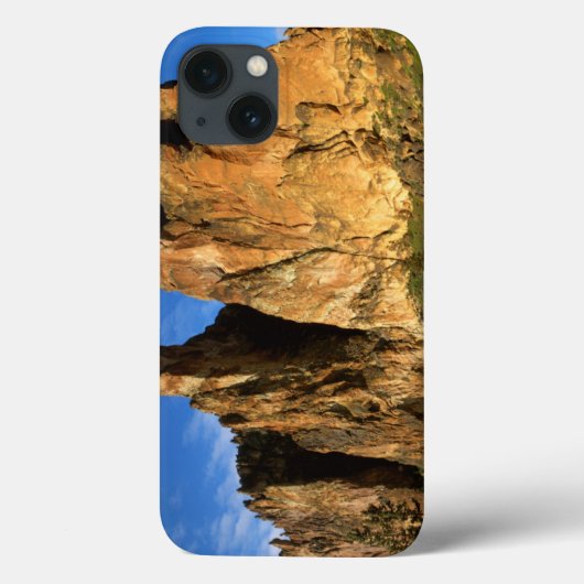 米国、オレゴン、花崗岩の崖Smith Rock州 Case-Mate iPhoneケース (裏面)