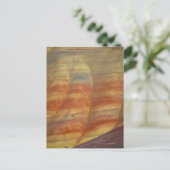 米国、オレゴン、Mitchellの色彩の鮮やかな丘、クローズアップ ポストカード (スタンド正面)