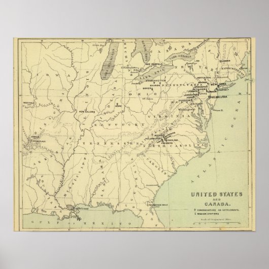 米国、カナダ ポスター (正面)