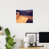 米国,カリフォルニア州,デスバレー,砂丘,夜明け ポスター (ホームオフィス)