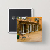 米国、カリフォルニア、ソノマバレー、パティオアットビアンサ 缶バッジ (正面&裏面)