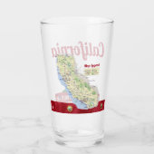 "米国: カリフォルニア… タンブラーグラス (裏面)