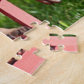 米国、カリフォルニア。パグ子犬ぞり ジグソーパズル (側面)