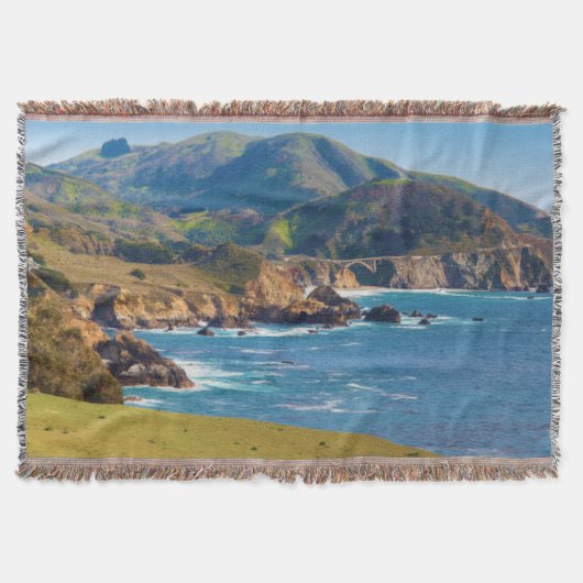 米国、カリフォルニア。ビックスビーを使ったビッグスールのパノラマ スローブランケット (正面)