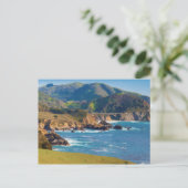 米国、カリフォルニア。ビックスビーを使ったビッグスールのパノラマ ポストカード (スタンド正面)