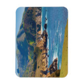 米国、カリフォルニア。ビックスビーを使ったビッグスールのパノラマ マグネット (縦)