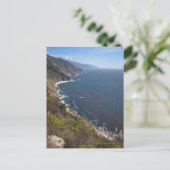 米国、カリフォルニア、ビッグサー、険しい海岸線 ポストカード (スタンド正面)