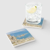 米国、カリフォルニア、モノレイクサウストゥファ保護区 ストーンコースター (横)