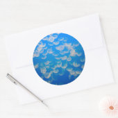 米国、カリフォルニア。モントレー湾のクラゲ ラウンドシール (封筒)