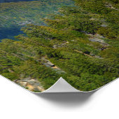 米国、カリフォルニア。ヨセミテのハーフドームの見解 ポスター (角)