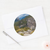 米国、カリフォルニア。ヨセミテバレービスタ2 ラウンドシール (封筒)