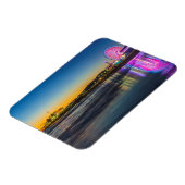 米国、カリフォルニア、ロサンゼルス、サンタモニカ埠頭 マグネット (左側)