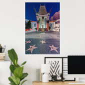 米国、カリフォルニア、ロサンゼルス、ハリウッド ポスター (ホームオフィス)